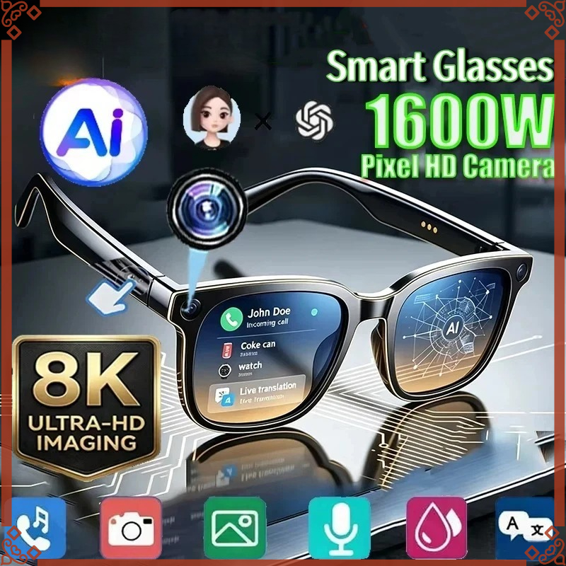 Smart Glasses Lens - 2026 AI Smart Glasses 8K Remote