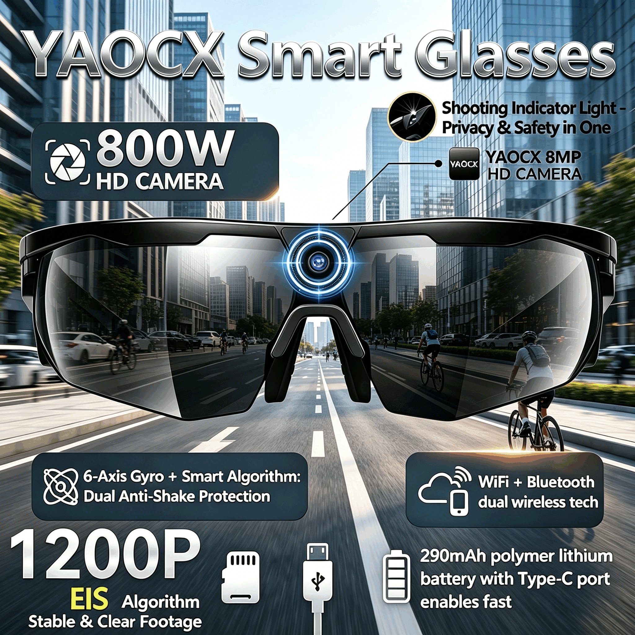 2026 New Cycling Smart Glasses – Smart Glasses Lens Bewertung und Preis