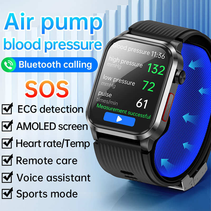 P300pro BT Call Air Pump Airba – Fall Detection Watch Bewertung und Preis