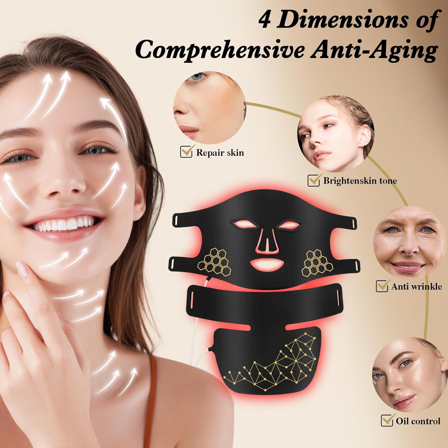 Red Light Therapy for Face and – Galvanic Skin Sensor Bewertung und Preis