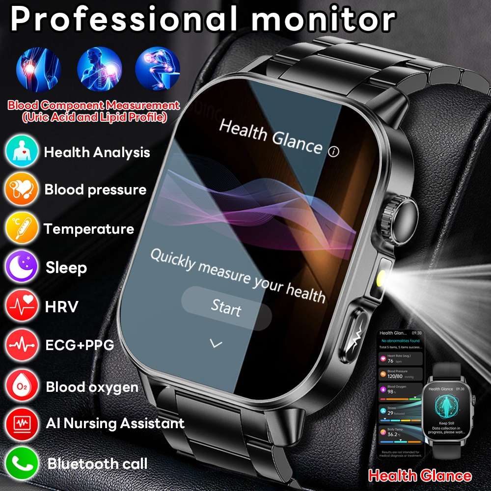 2026 New Model Uric Acid & Lip – Fall Detection Watch Bewertung und Preis