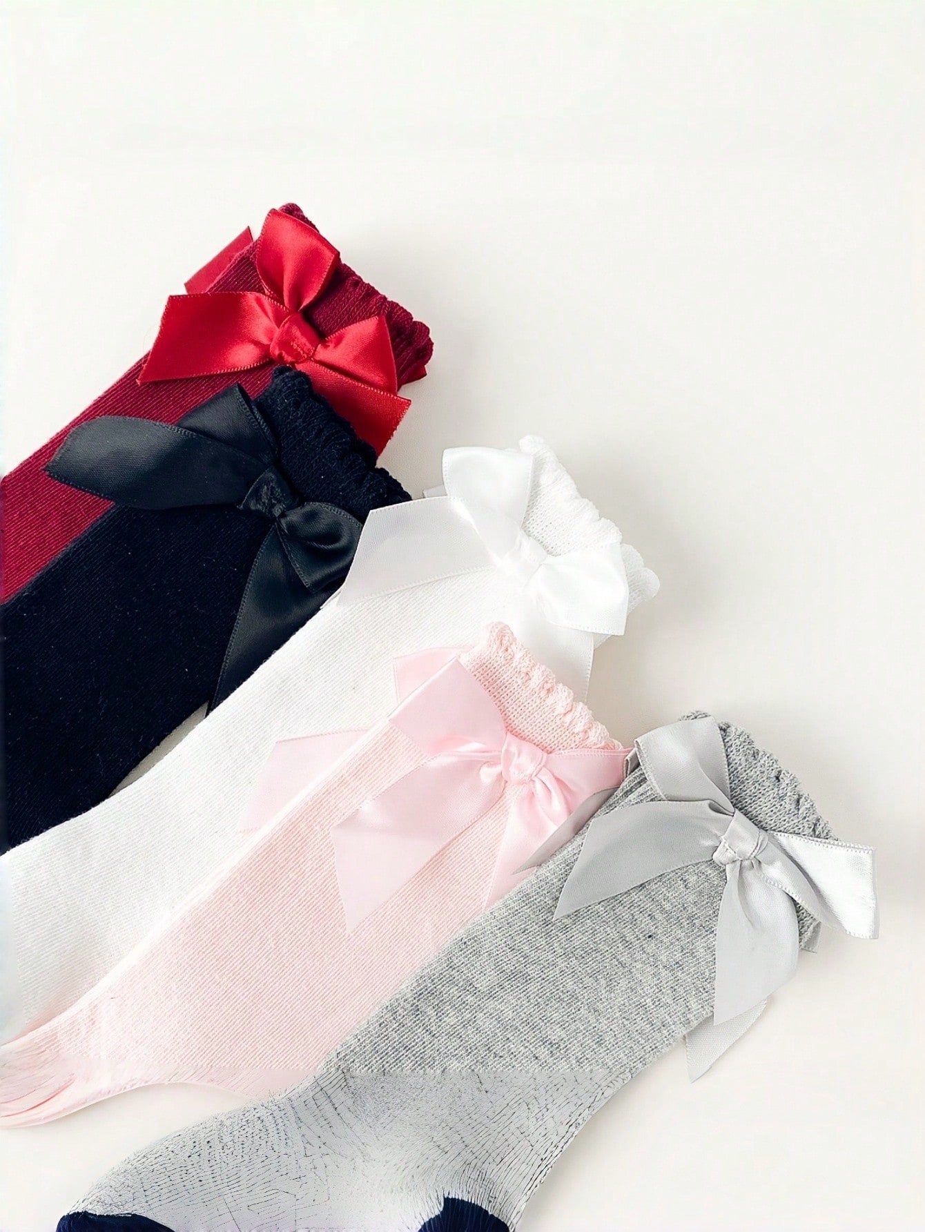 1/5 Pairs Baby Girls Bow Knee  – Baby Sock Oximeter Bewertung und Preis