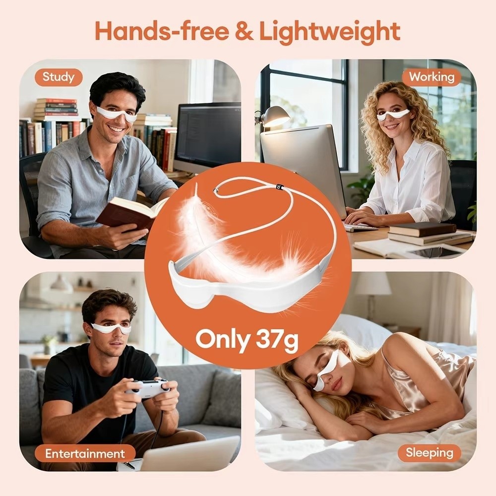 3D Eye Massager Red Light Ther – Light Therapy Glasses Bewertung und Preis